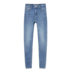 Джинсы Pull&amp;Bear High Waisted Skinny, синий