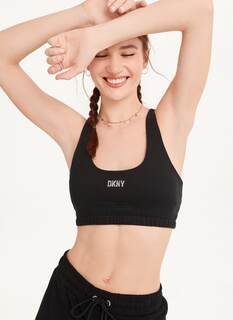 Топ спортивный с логотипом DKNY