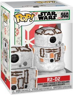 Фигурка Funko POP! Star Wars: Holiday - Snowman R2-D2