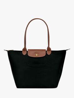Большая сумка через плечо Longchamp Le Pliage Original, черная