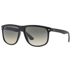 Квадратные солнцезащитные очки Ray-Ban RB4147, черные/серые