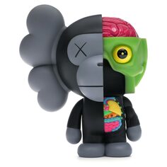 Виниловая фигурка Kaws Bape Dissected Baby Milo, черный