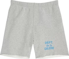 Спортивные шорты с французским логотипом Gallery Dept., серый