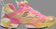 Кроссовки smiley x instapump fury &apos;50th anniversary&apos; Reebok, розовый