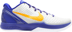 Кроссовки Nike Zoom Kobe 6 &apos;Lakers Home&apos;, белый