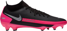 Бутсы Nike Phantom GT Academy DF FG MG &apos;Black Pink Blast&apos;, черный