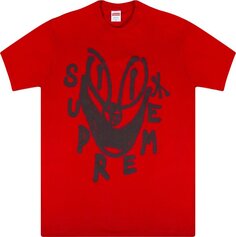 Футболка Supreme Smile T-Shirt &apos;Red&apos;, красный