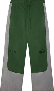 Брюки Air Jordan x Off-White MJ Track Pants &apos;Forest Green/Phantom/Black&apos;, зеленый