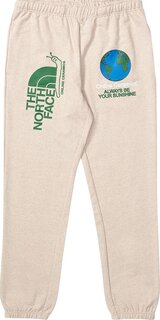 Спортивные брюки The North Face x Online Ceramics Graphic Sweatpants &apos;White Regrind&apos;, кремовый