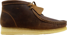 Кроссовки Wallabee Boot Beeswax, коричневый Clarks