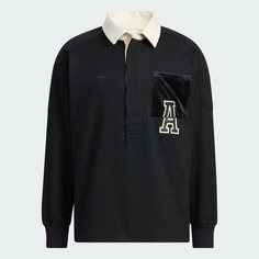 Поло Adidas Originals Anti-University, черный/белый