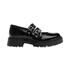 Туфли Pull&amp;Bear Double Strap Flat, черный