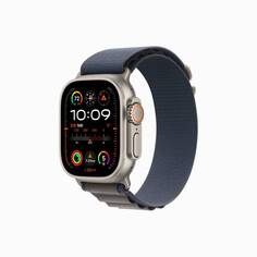 Умные часы Apple Watch Ultra 2, 49 мм, GPS+Cellular, Titanium Case/Blue Alpine Loop - L
