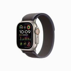 Умные часы Apple Watch Ultra 2, 49 мм, GPS+Cellular, Titanium Case/Blue/Black Trail Loop - M/L
