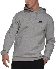 Мужская толстовка с капюшоном Adidas Feel Cozy Essentials Fleece, серый