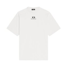Футболка Balenciaga Large Fit T-Shirt &apos;Chalky White/Black&apos;, белый