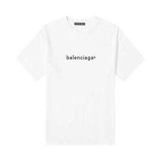 Футболка Balenciaga New Copyright Logo T-Shirt &apos;White&apos;, белый