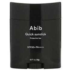 Солнцезащитный крем Abib Quick Sunstick Schutzriegel, SPF 50+ PA++++, 22 гр.