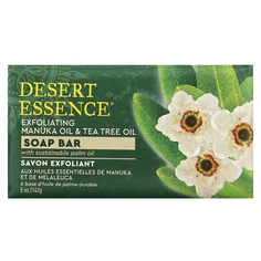 Отшелушивающее масло мануки и масло чайного дерева Desert Essence, 142 гр.