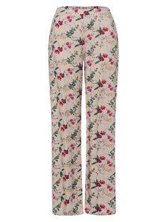 Эластичные брюки с цветочным принтом HANRO