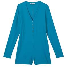 Ночная рубашка Victoria&apos;s Secret Terrot Cotton Romper, голубой