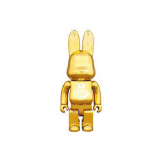 Фигурка Bearbrick Rabbrick Chrome 400%, золотой