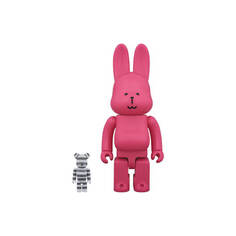 Фигурка Bearbrick Rabbrick Craftholic 100% &amp; 400% Set, темно-розовый