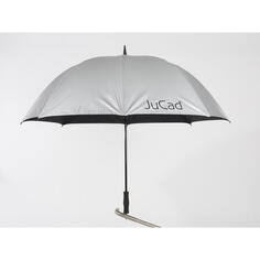 Зонт с защитой от ультрафиолета JuCad, серебро/серебро/серебро