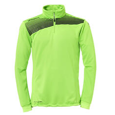 Детская куртка на молнии 1/4 Uhlsport Liga 2.0, зеленый/зеленый/черный