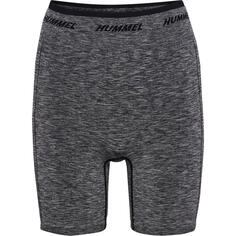 Hmlte Cami Seamless Mw Shorts Обтягивающие шорты женские HUMMEL, черный