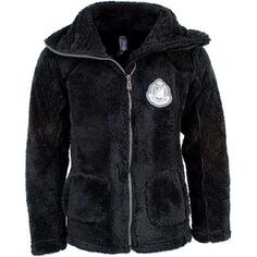 Флисовая куртка для девочки Peak Mountain коралловый шерпаGasana, серый