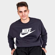 Толстовка Nike Sportswear Club Fleece Futura, темно-синий
