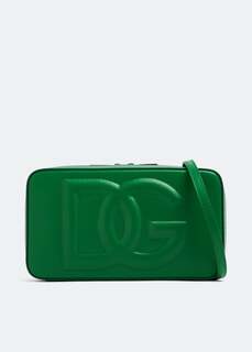 Сумка кросс-боди DOLCE&amp;GABBANA Small DG logo camera bag, зеленый