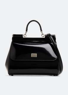 Сумка DOLCE&amp;GABBANA Kim Sicily medium handbag, черный