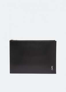 Сумка SAINT LAURENT Monogram pouch, черный