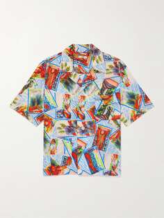 Рубашка из хлопка с принтом Camp-Collar BODE, мульти