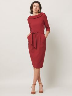 Платье Helen McAlinden Mirren, красно-коричневый