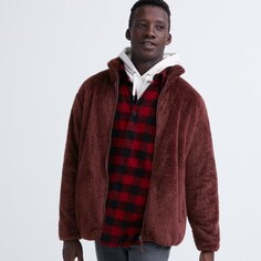Куртка Uniqlo Fluffy Fleece, бородовый