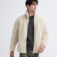 Куртка Uniqlo Fluffy Fleece, молочно-белый