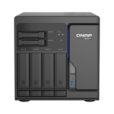Сетевое хранилище QNAP TS-H686, 6 отсеков, 8 ГБ, без дисков, черный