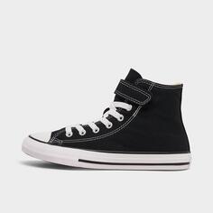 Детские повседневные туфли Converse Chuck Taylor All Star с высоким берцем и эластичным кружевом, черный