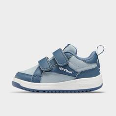 Детские низкие повседневные туфли Reebok Weebok с застежкой для малышей, синий
