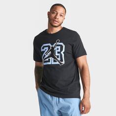 Мужская футболка с графическим логотипом Jordan Flight Essentials Jumpman, черный