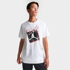 Мужская футболка с графическим логотипом Jordan в штучной упаковке Flight, белый