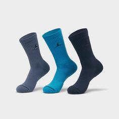 Мужские носки Jordan Everyday Crew (3 пары), синий