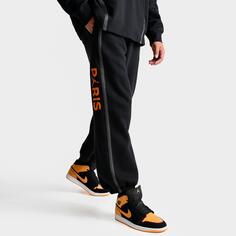 Мужские флисовые брюки-джоггеры Jordan Paris Saint-Germain HBR, черный