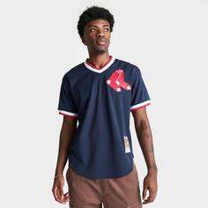 Мужская подлинная бейсбольная майка Mitchell &amp; Ness Boston Red Sox MLB Джима Райса 1989 года, синий