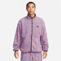 Мужская куртка с молнией во всю длину Nike Club Fleece+ Dot Futura, синий