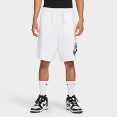 Мужские шорты из френч терри с рисунком Nike Club Alumni, белый