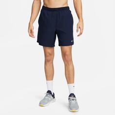 Мужские шорты для бега Nike Dri-FIT Challenger 2-в-1 7 дюймов, синий
